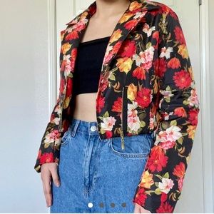 Cropped water resistant lightweight jacket